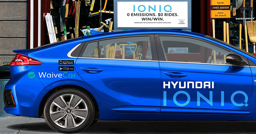 Dynamic Digital Billboards On Electric Vehicles