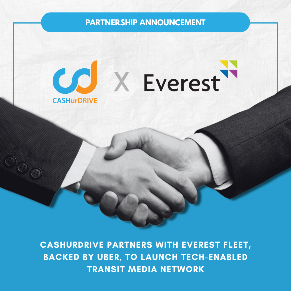 CASHurDRIVE teams up with Everest Fleet to revolutionize transit advertising with high-impact, mobile branding across major Indian cities.