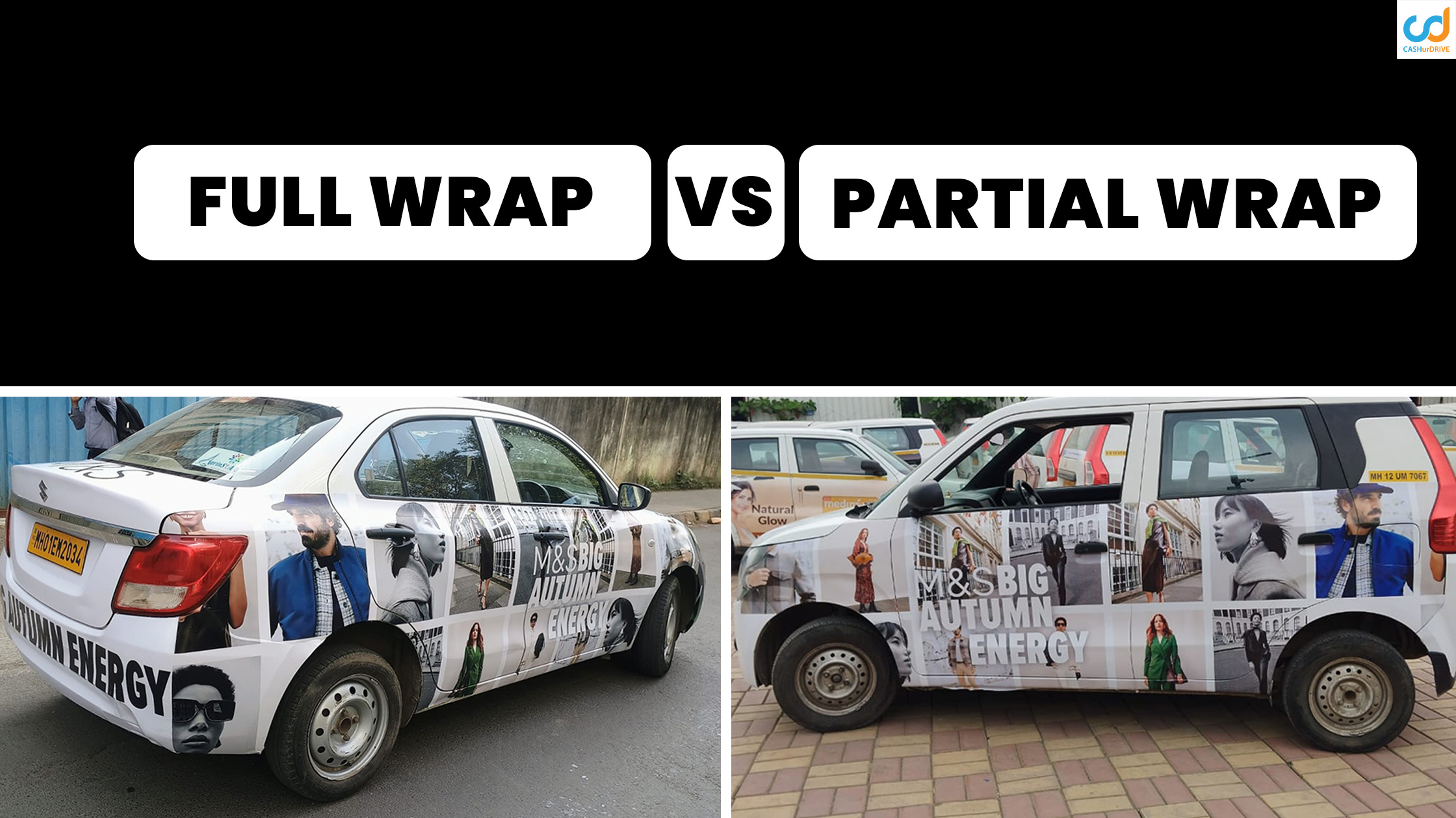 Full Wrap vs Partial Wrap Cab Branding