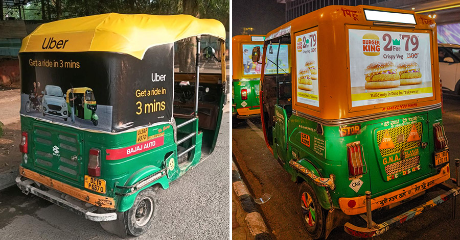 Auto LED Advertising vs Traditional Panels