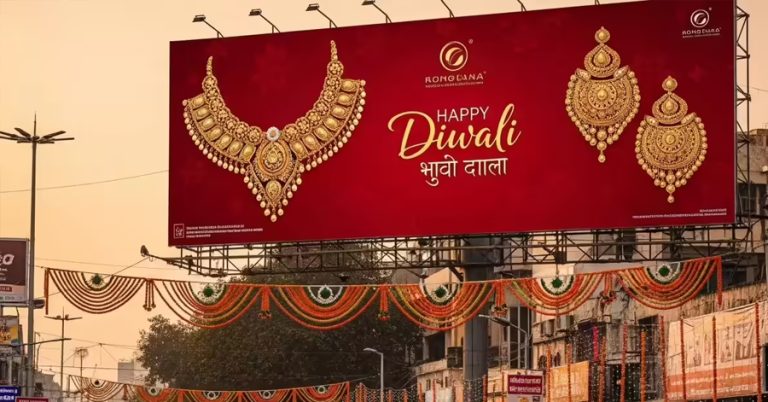 Hoarding advertising cost structure in India showing pricing factors for outdoor media campaigns