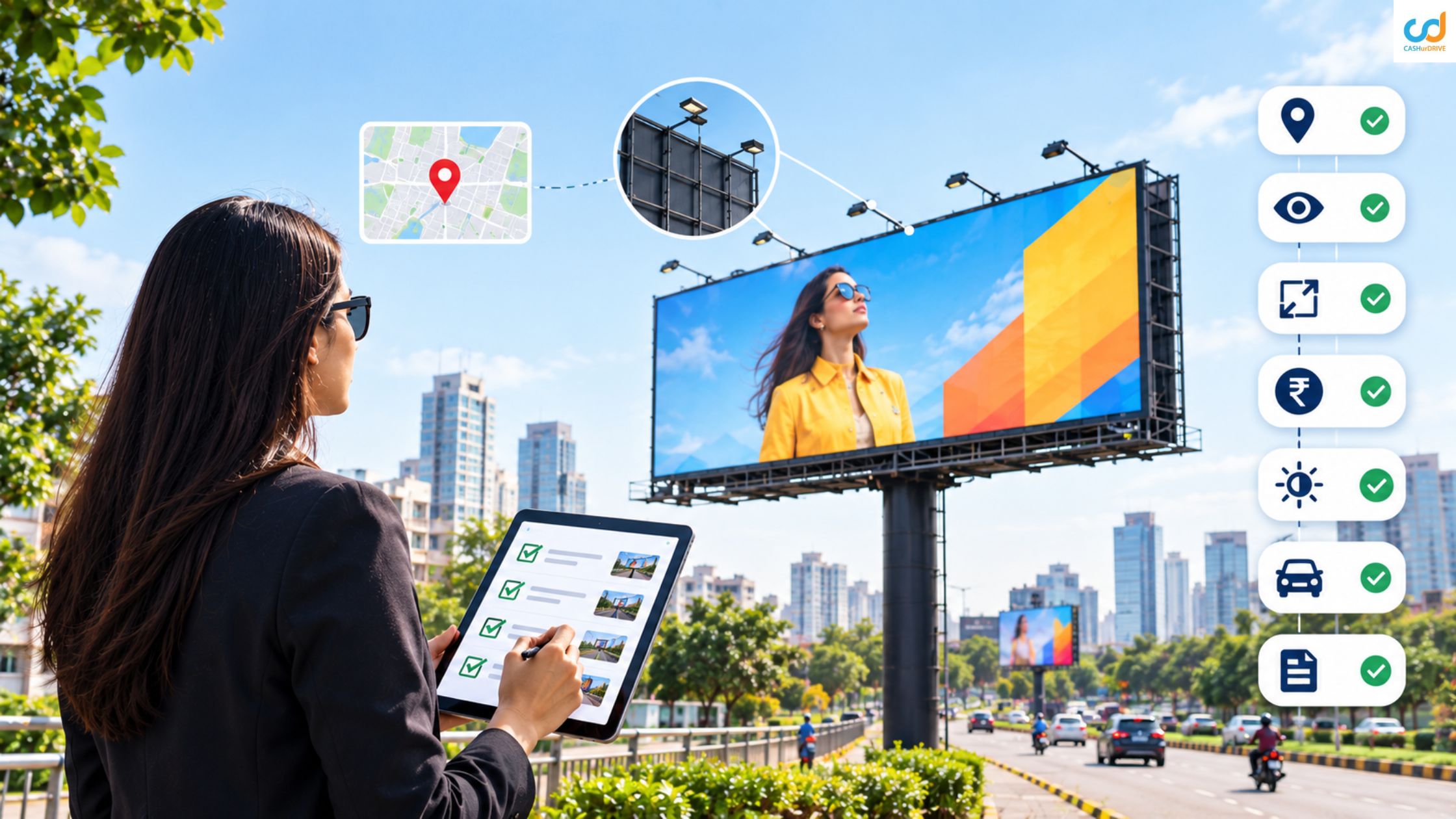 How to verify outdoor advertising sites checklist